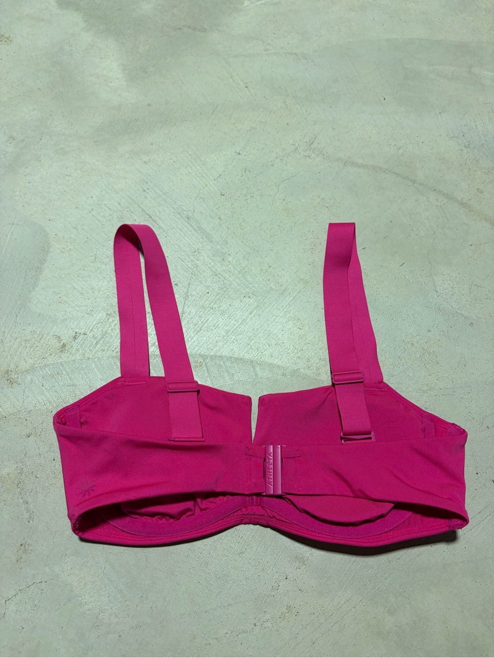 Athleta Hot Pink Women's Bikini Top 34B/c - Picture 5 of 7